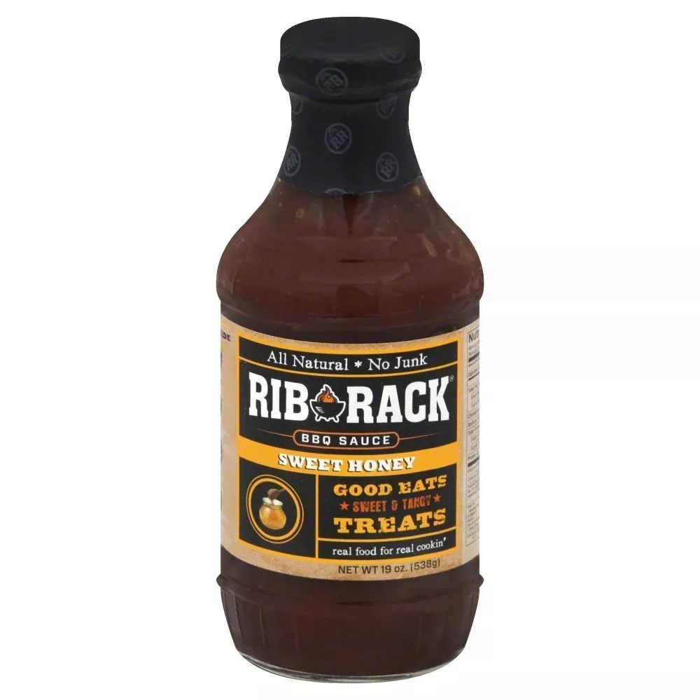 Rib Rack Bbq Sauce Sweet Honey 19 Oz (Pack Of 2)