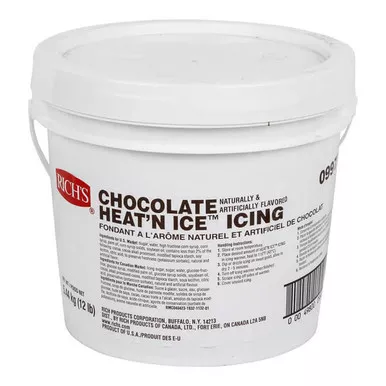 rich-s-chocolate-heat-n-ice-donut-roll-icing-12-lbs-pail-rich-chocolate Rich's Chocolate Heat 'n Ice Donut & Roll Icing 12 lbs. Pail Rich Chocolate