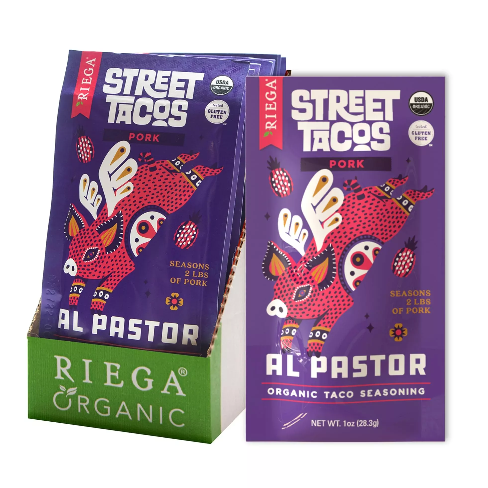 riega-organic-al-pastor-street-taco-seasoning-perfect-mix-authentic-al-pastor-po Riega Organic Al Pastor Street Taco Seasoning, Perfect Mix For Authentic Al Pastor Pork Tacos (Al Pastor, 1 Ounce (Pack Of 8))