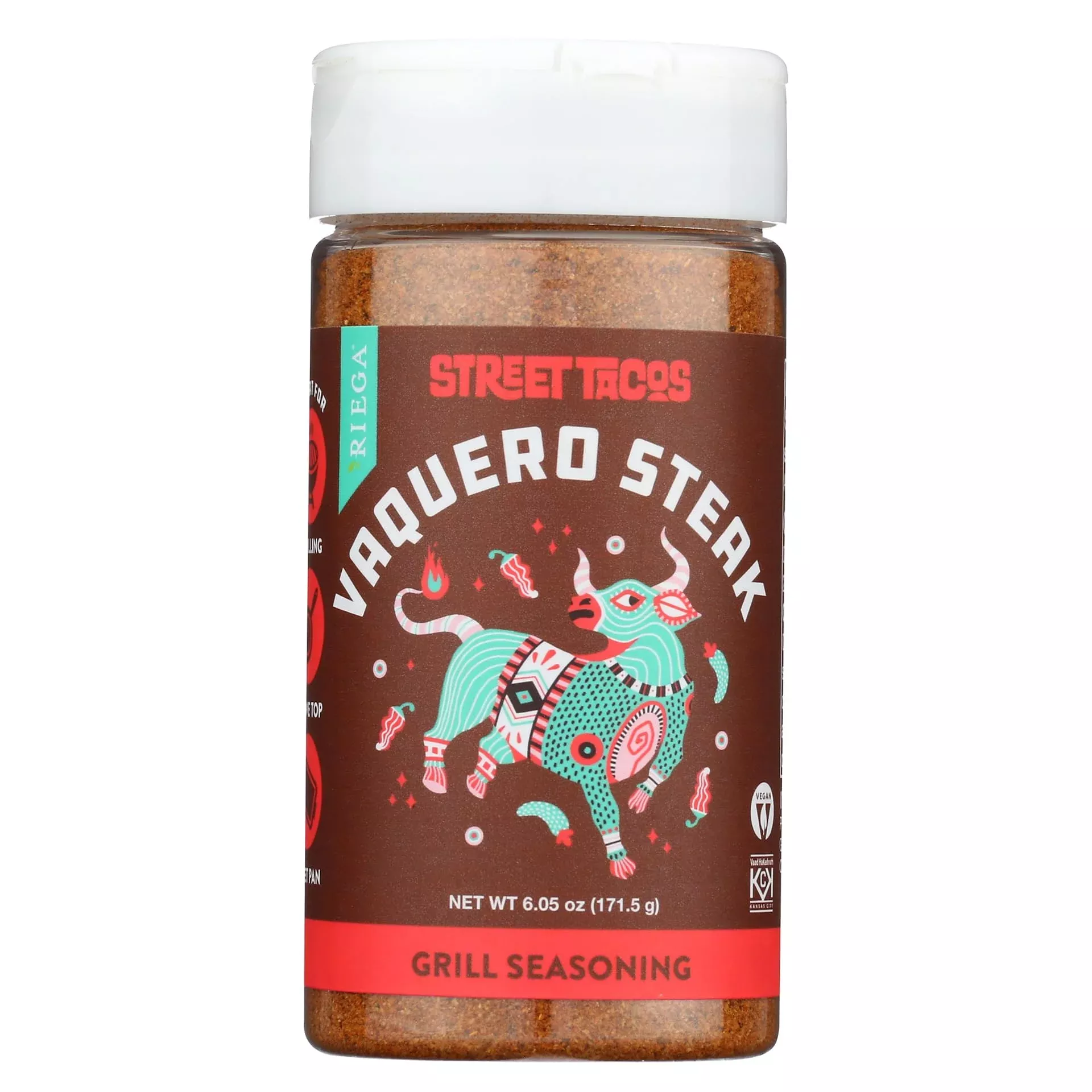 riega-street-taco-grill-seasoning-vaquero-steak-6-05-oz-pack-1 Riega Street Taco Grill Seasoning, Vaquero Steak, 6.05 Oz (Pack Of 1)