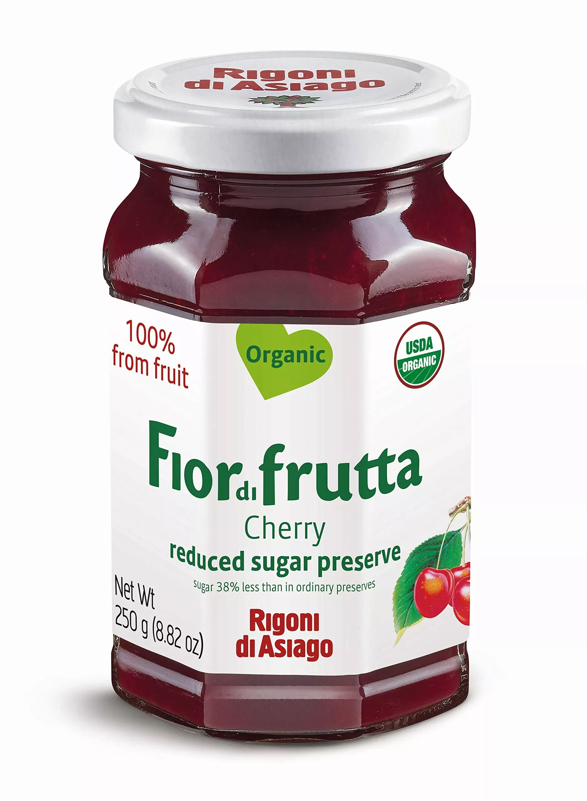 rigoni-di-asiago-fiordifrutta-organic-fruit-spread-cherry-6-count-8-82-oz Rigoni Di Asiago Fiordifrutta Organic Fruit Spread, Cherry, 6 Count, 8.82 Oz