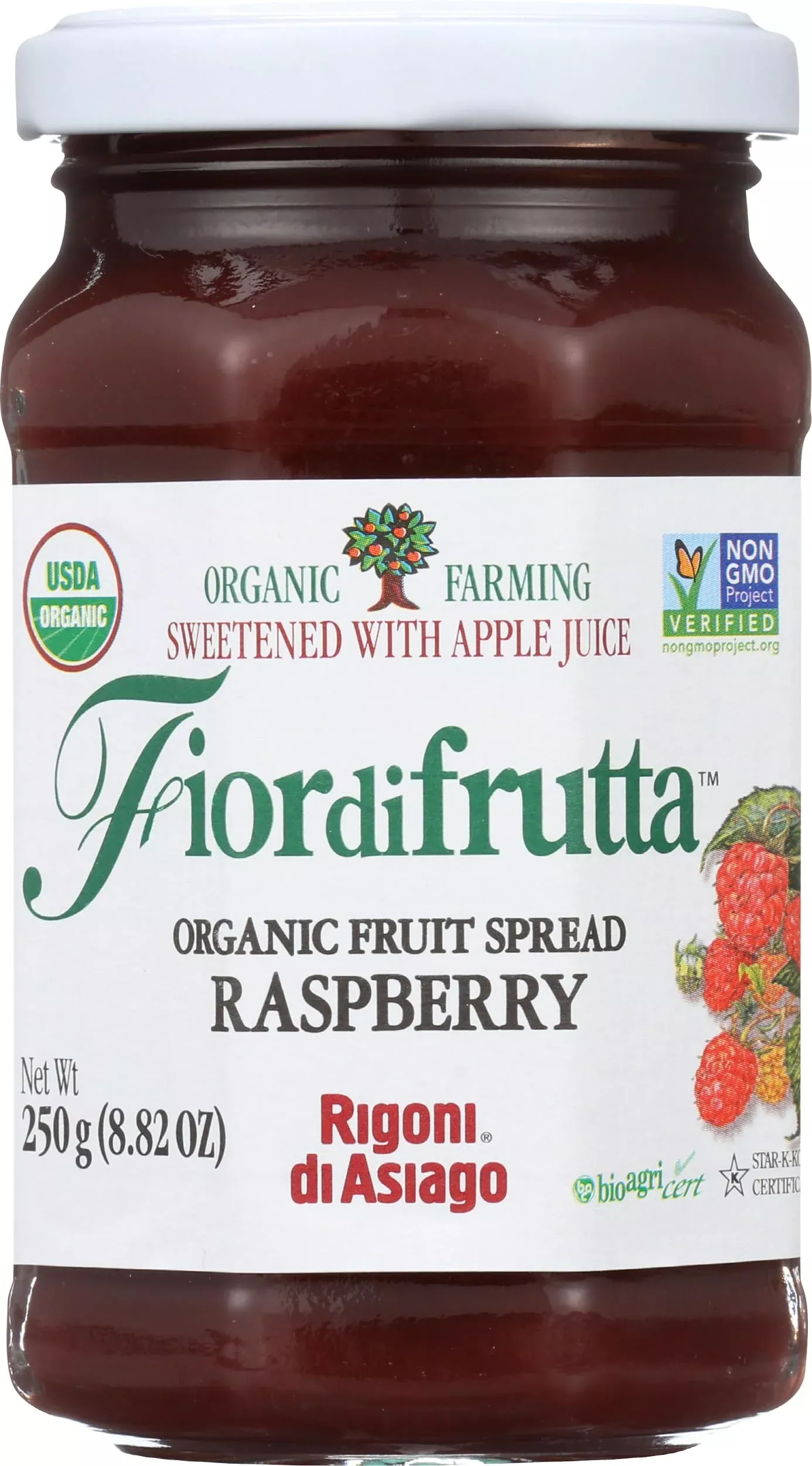 rigoni-di-asiago-fiordifrutta-organic-fruit-spread-raspberry-8-82-ounce-pack-1 Rigoni Di Asiago, Fiordifrutta Organic Fruit Spread, Raspberry, 8.82 Ounce (Pack Of 1)