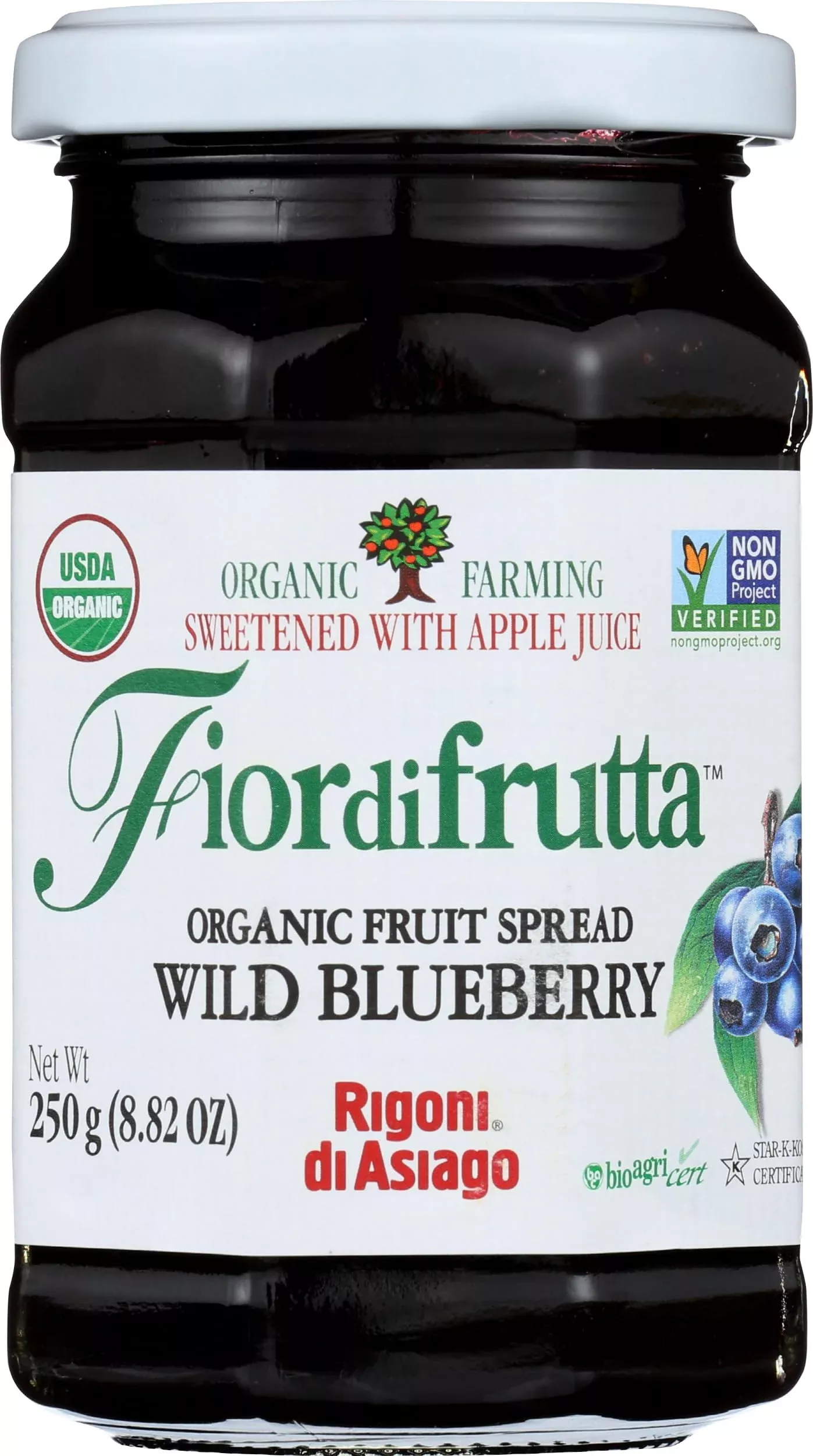 rigoni-di-asiago-fiordifrutta-organic-fruit-spread-wild-blueberry-8-82-ounce Rigoni Di Asiago Fiordifrutta Organic Fruit Spread, Wild Blueberry, 8.82 Ounce