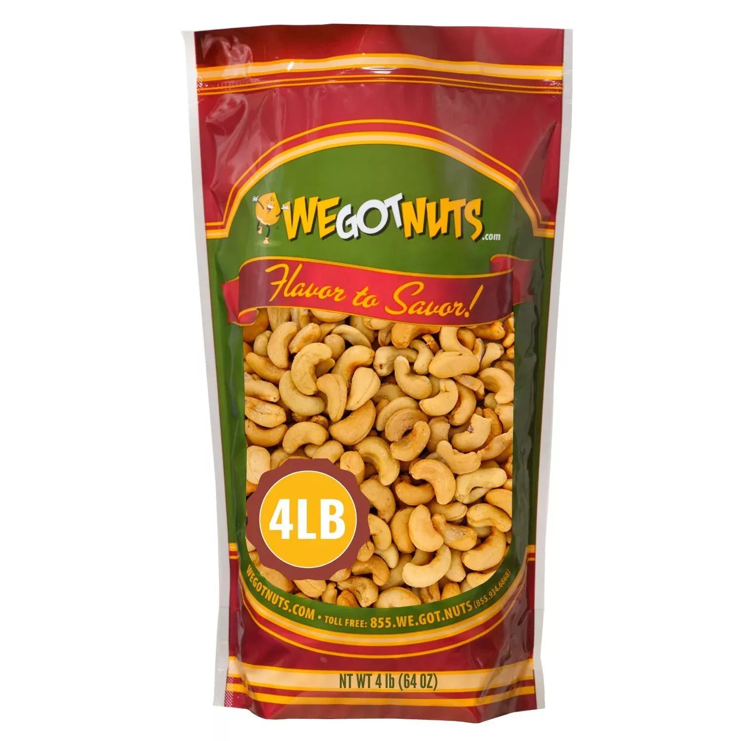 roasted-salted-cashews-premium-quality-kosher-roasted-cashews-by-we-got-nuts-nat Roasted Salted Cashews - Premium Quality Kosher Roasted Cashews By We Got Nuts - Natural & Healthy Rich Flavor Snack - Gourmet S