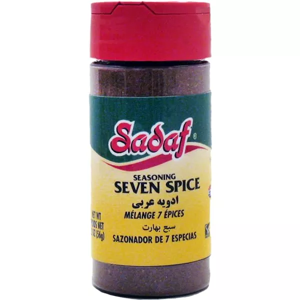 sadaf-seven-spice-seasoning-7-spices-cooking-food-seasoning-lebanese-blend-spice Sadaf Seven Spice - Seasoning 7 Spices For Cooking & Food Seasoning - Lebanese Blend Of Spices - Middle East Lebanese Style - Kosher & Vegetarian - 2 Oz Bottle With Shaker Top