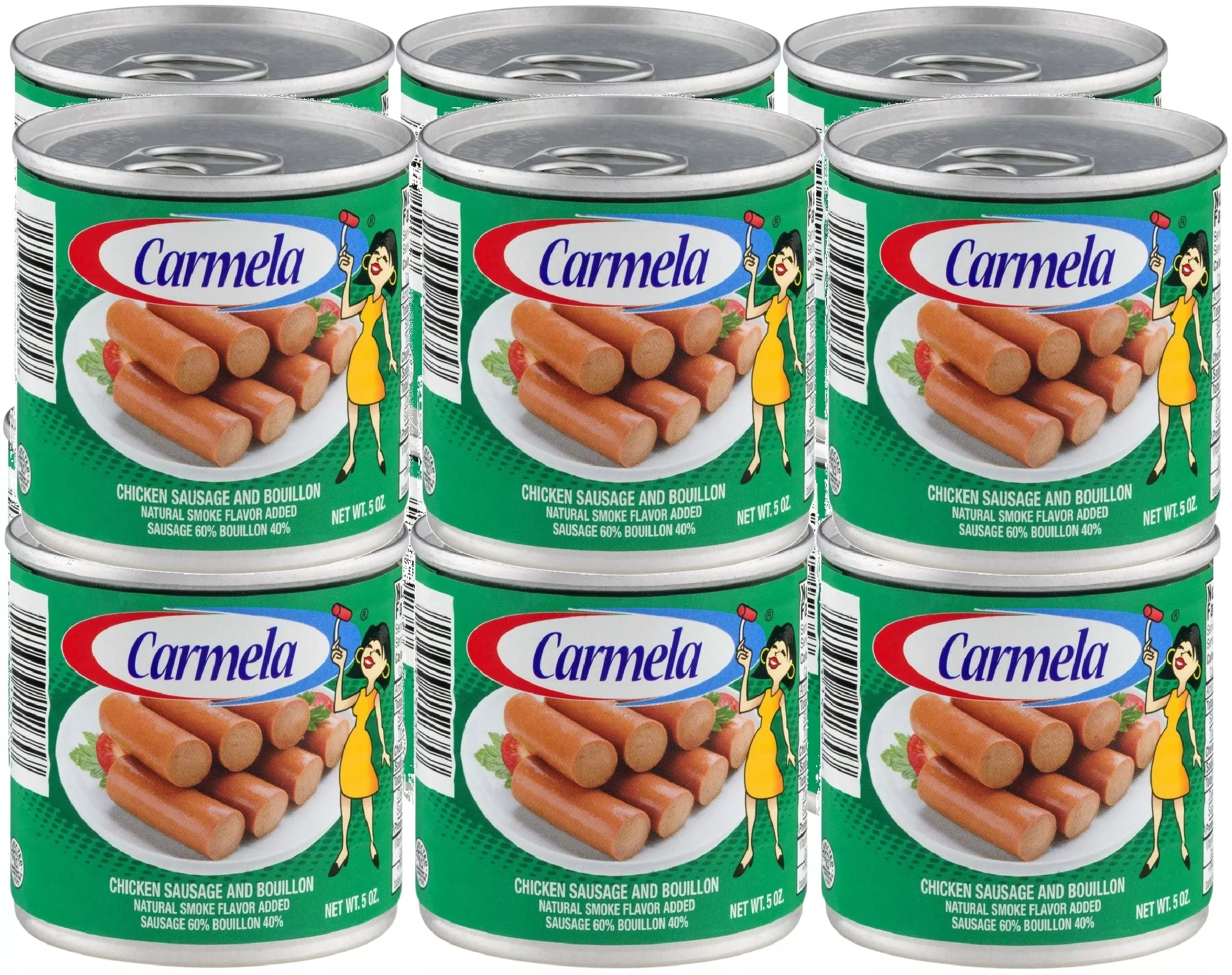 Salchichas Carmela De Pollo, Chicken Vienna Sausage 12 Count
