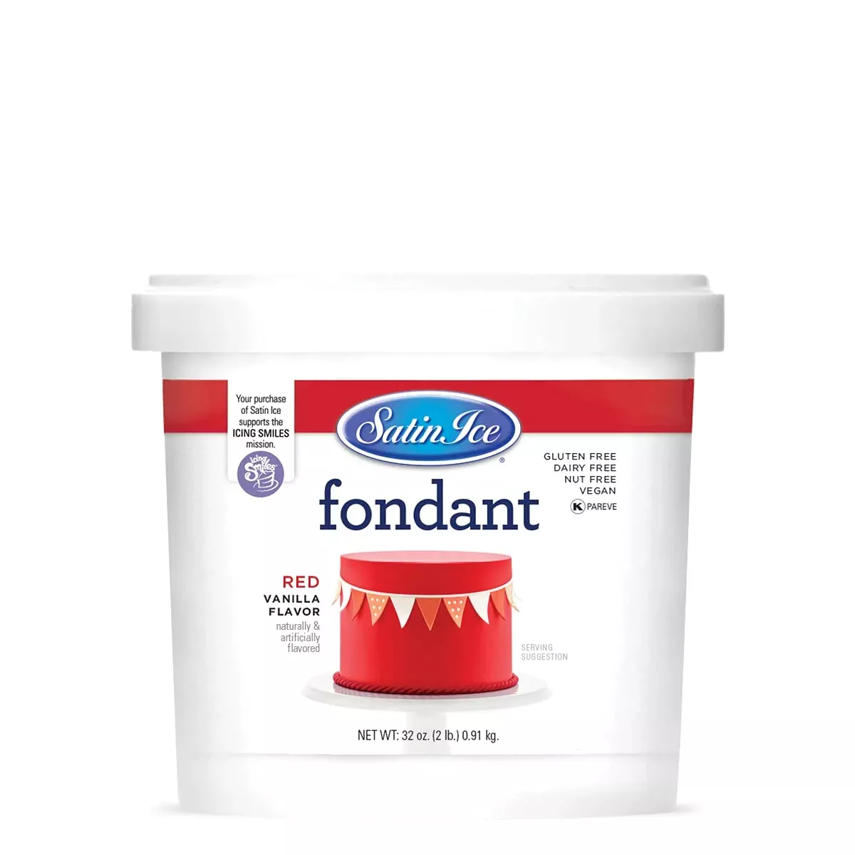 satin-ice-red-fondant-vanilla-2-pounds Satin Ice Red Fondant, Vanilla, 2 Pounds