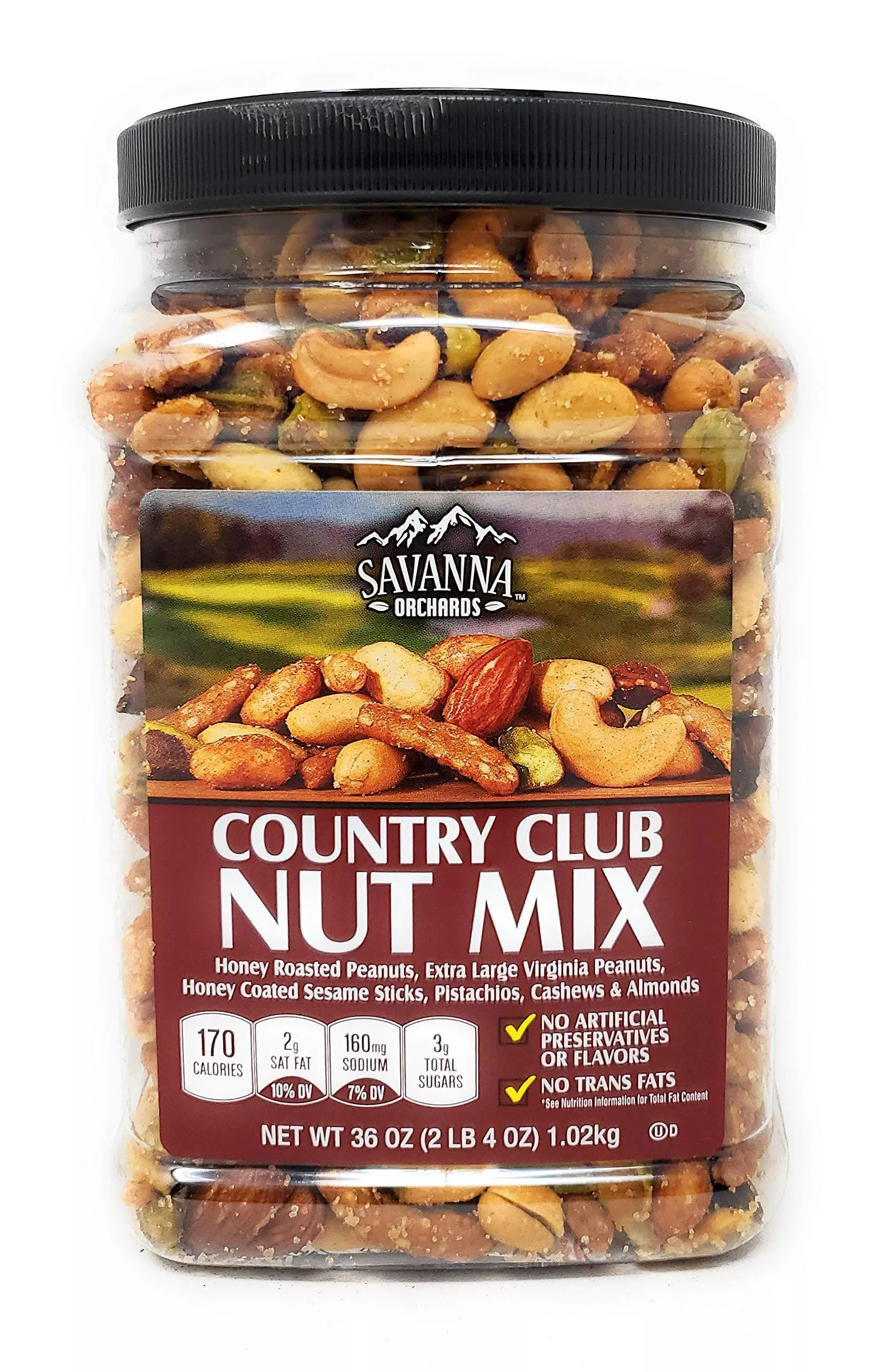 savanna-orchards-country-club-nut-mix-36oz-2-25lbs Savanna Orchards Country Club Nut Mix 36Oz (2.25Lbs)