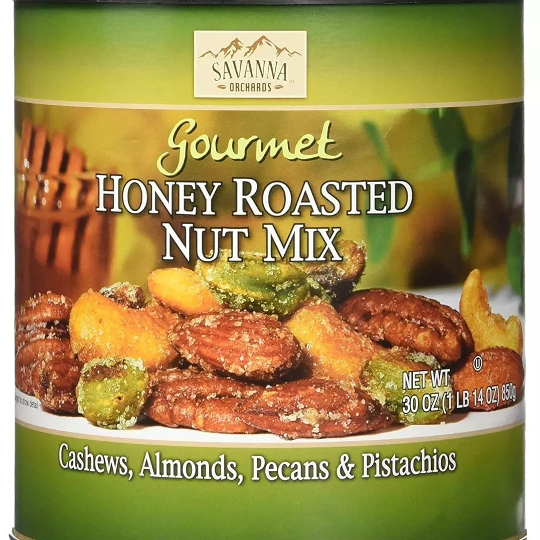savanna-orchards-gourmet-honey-roasted-nut-mix-cashews-almonds-pecans-pistachios Savanna Orchards Gourmet Honey Roasted Nut Mix - Cashews, Almonds, Pecans And Pistachios (30 Oz)