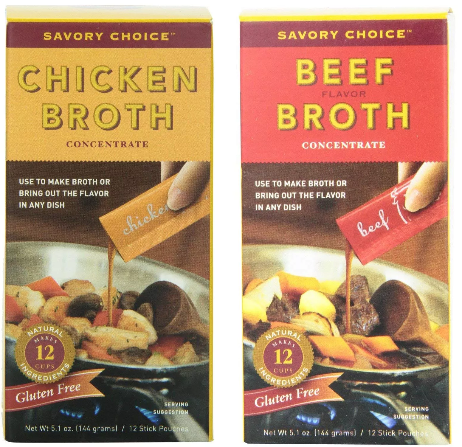 savory-choice-liquid-chicken-beef-broth-concentrates-5-1-ounce-pack-2 Savory Choice Liquid Chicken And Beef Broth Concentrates, 5.1 Ounce (Pack Of 2)