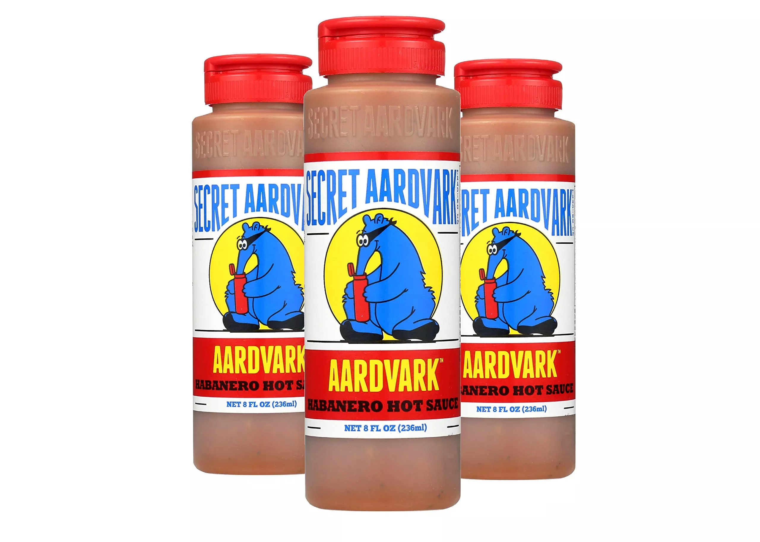 secret-aardvark-habanero-hot-sauce-habanero-peppers-roasted-tomatoes-medium-spic Secret Aardvark Habanero Hot Sauce - Habanero Peppers & Roasted Tomatoes, Medium Spiced Hot Sauce, Bbq Sauce, Non-Gmo, Low Sugar, Low Carb, Hot Sauce & Marinade - 8 Fl Oz 6 Pack