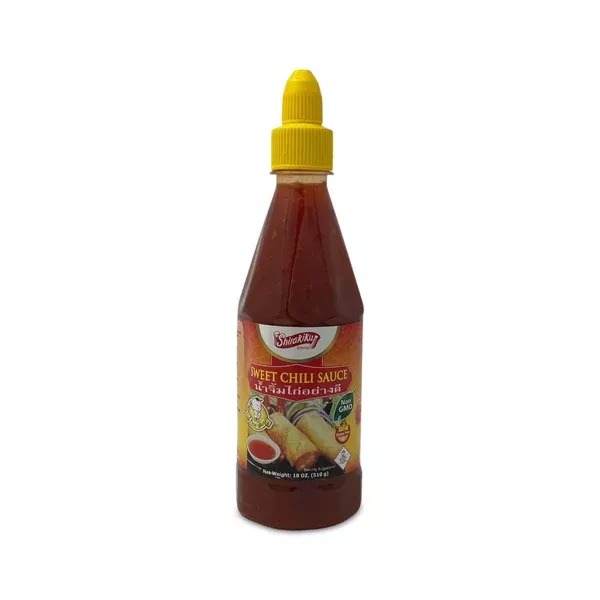 Shirakiku Sweet Chili Sauce - Non GMO Thai Sweet & Spicy Flavor Chili Sauce - Squeeze Bottle Sauce with Twist Cap - Ideal for Dipping, Marinades, BBQ, and Salad Dressings - 18 oz (Pack of 1)
