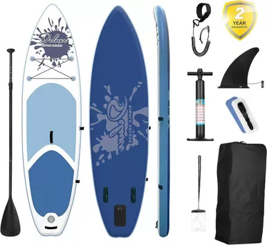 simple-deluxe-inflatable-stand-up-paddle-board-pink-premium-sup-all-skill-levels Simple Deluxe Inflatable Stand Up Paddle Board - Pink Premium SUP for All Skill Levels - Includes Accessories & Backpack