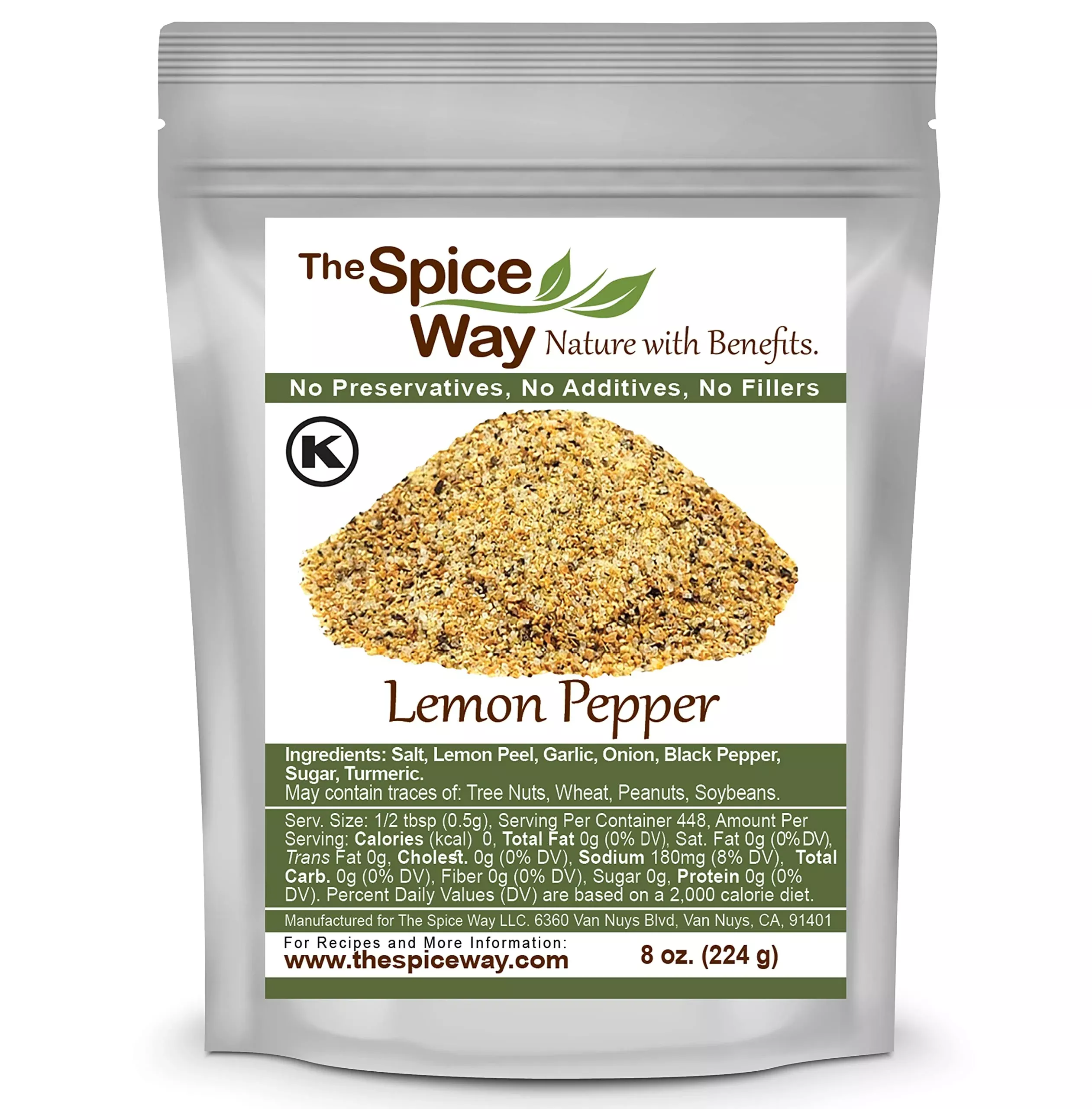 spice-way-lemon-pepper-8-oz-no-citric-acid-or-any-preservatives-or-agents-season The Spice Way Lemon Pepper - 8 Oz - No Citric Acid Or Any Preservatives Or Agents. Seasoning Blend Perfect For Cooking Marinated