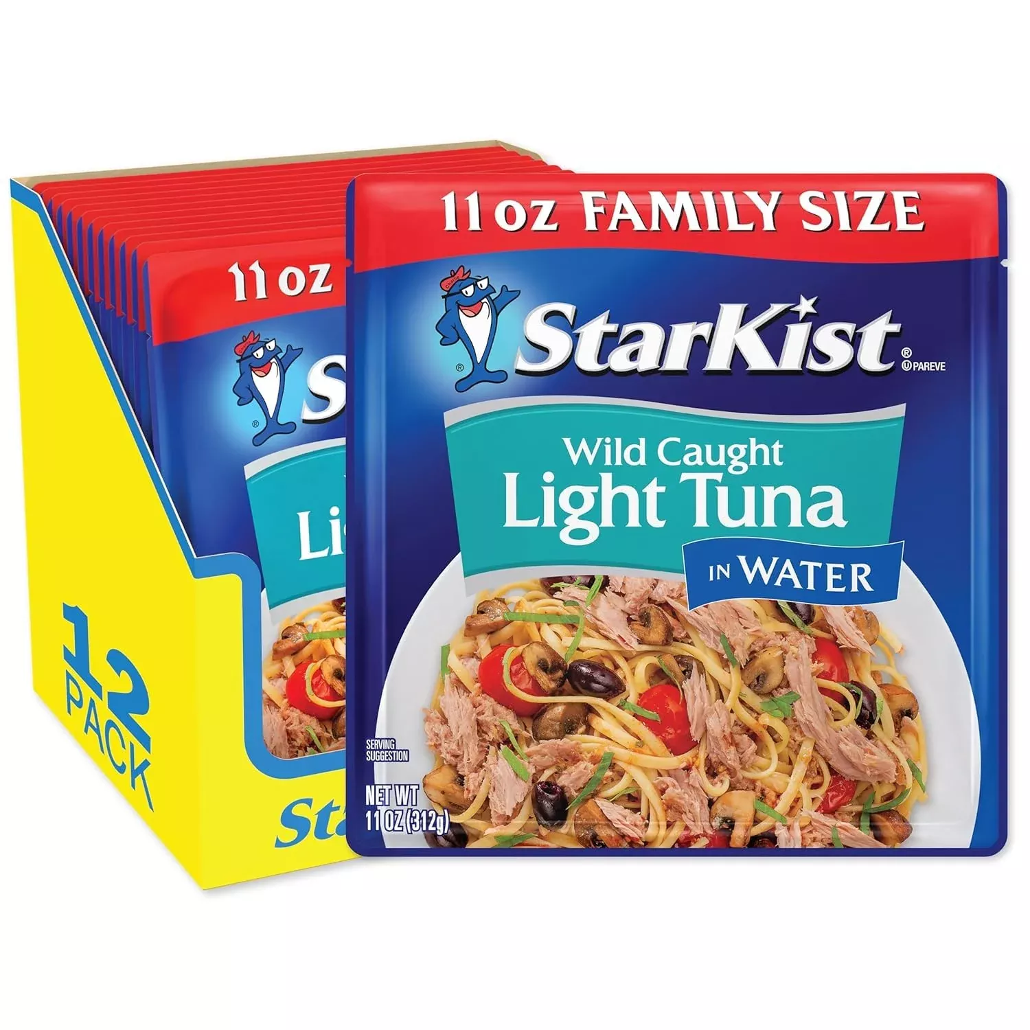 starkist-chunk-light-tuna-in-water-11-oz-pouch-pack-12 Starkist Chunk Light Tuna In Water - 11 Oz Pouch (Pack Of 12)