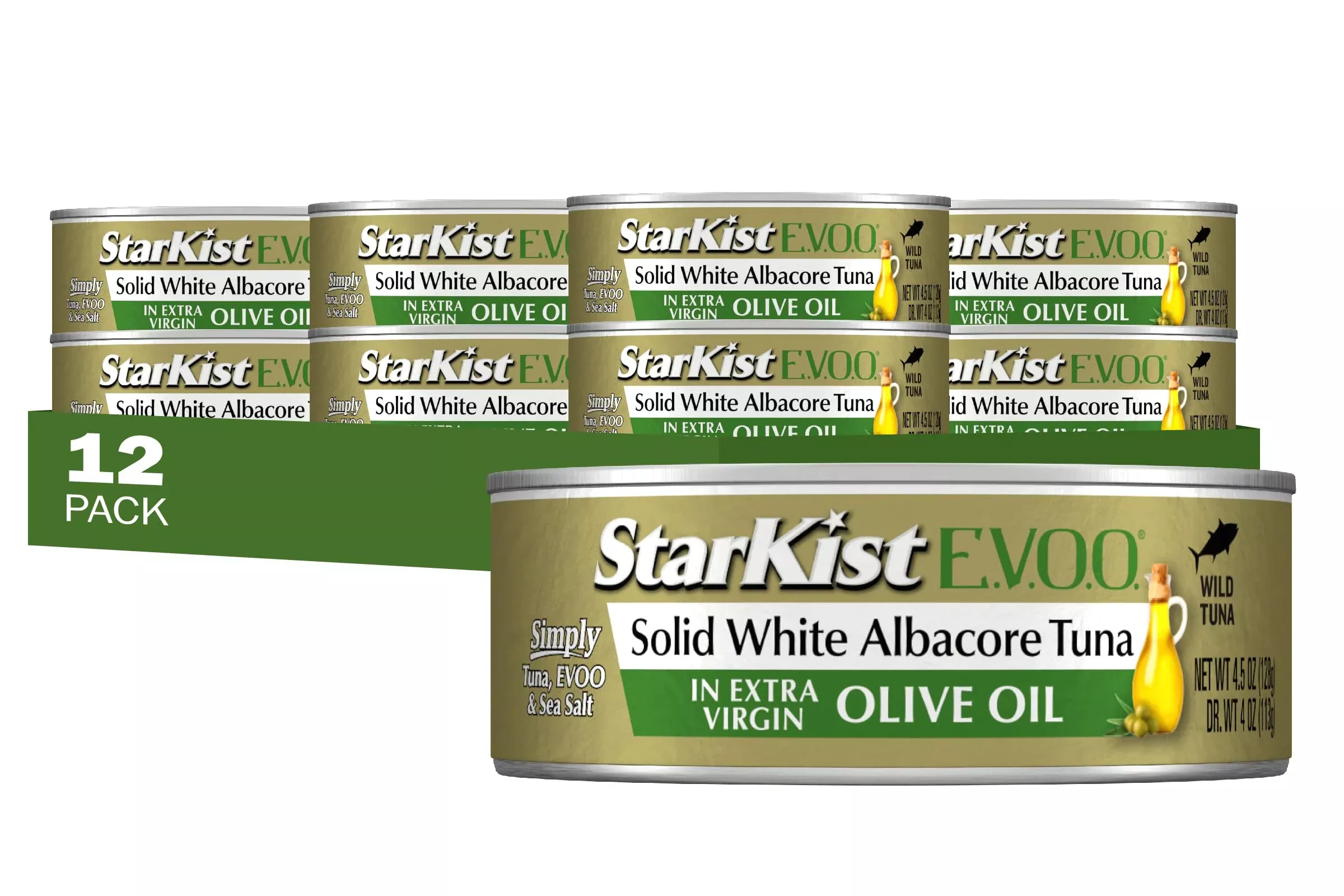 starkist-e-v-o-o-solid-white-albacore-tuna-in-extra-virgin-olive-oil-4-5-oz-pack Starkist E.V.O.O. Solid White Albacore Tuna In Extra Virgin Olive Oil, 4.5 Oz, Pack Of 12