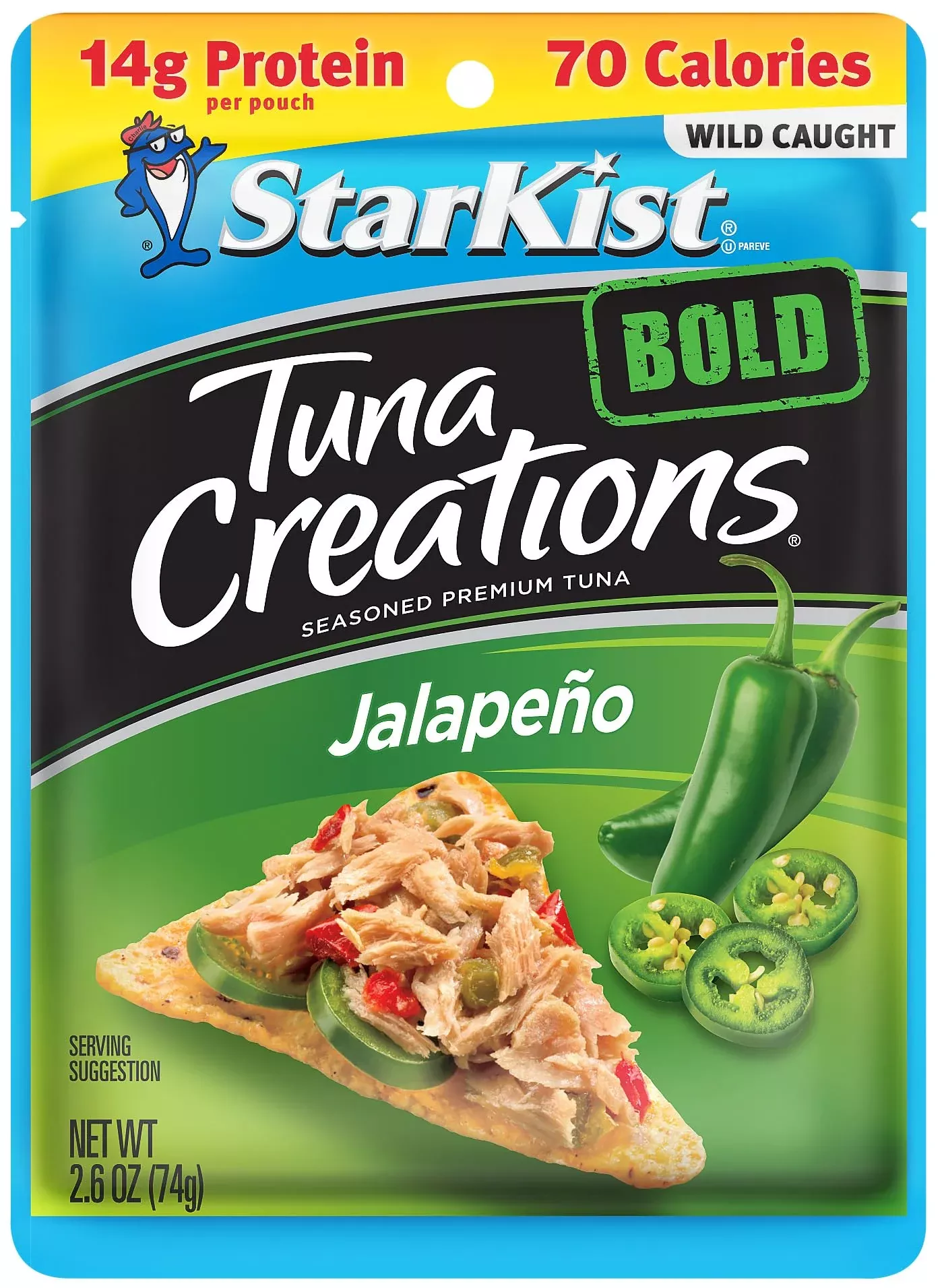starkist-tuna-creations-bold-jalape-o-2-6-oz-pouch-pack-12 Starkist Tuna Creations Bold JalapeƱo - 2.6 Oz Pouch (Pack Of 12)