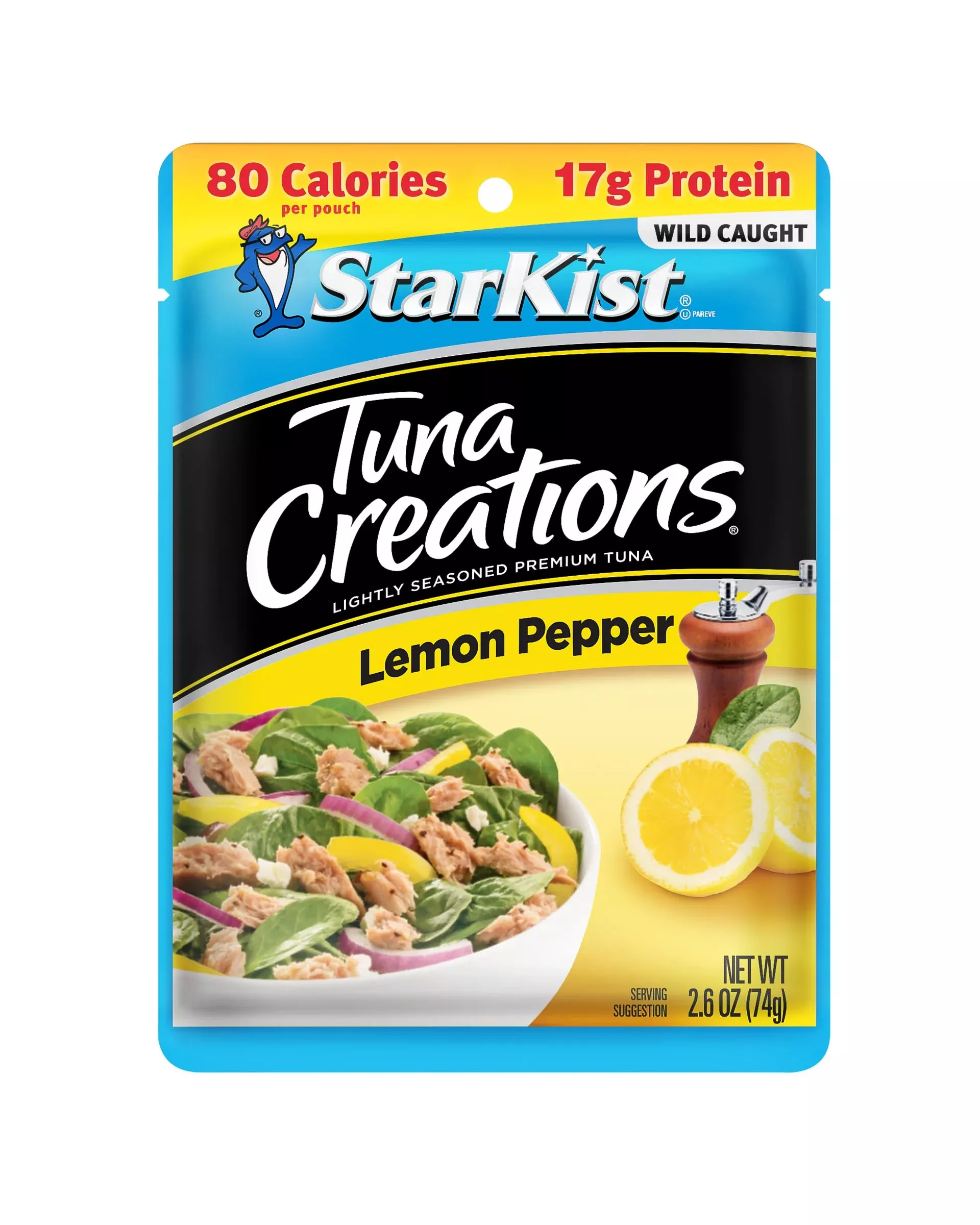starkist-tuna-creations-lemon-pepper-packaging-may-vary-2-6-oz-packof-12 Starkist Tuna Creations Lemon Pepper, (Packaging May Vary), 2.6 Oz, Packof 12