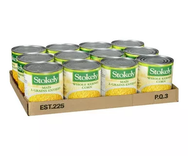 stokely-corn-whole-kernel-19-oz-24-case-ready-to-use-canned-vegetables-canadian- Stokely Corn Whole Kernel 19 OZ (24/Case) Ready-to-Use Canned Vegetables- Canadian Made