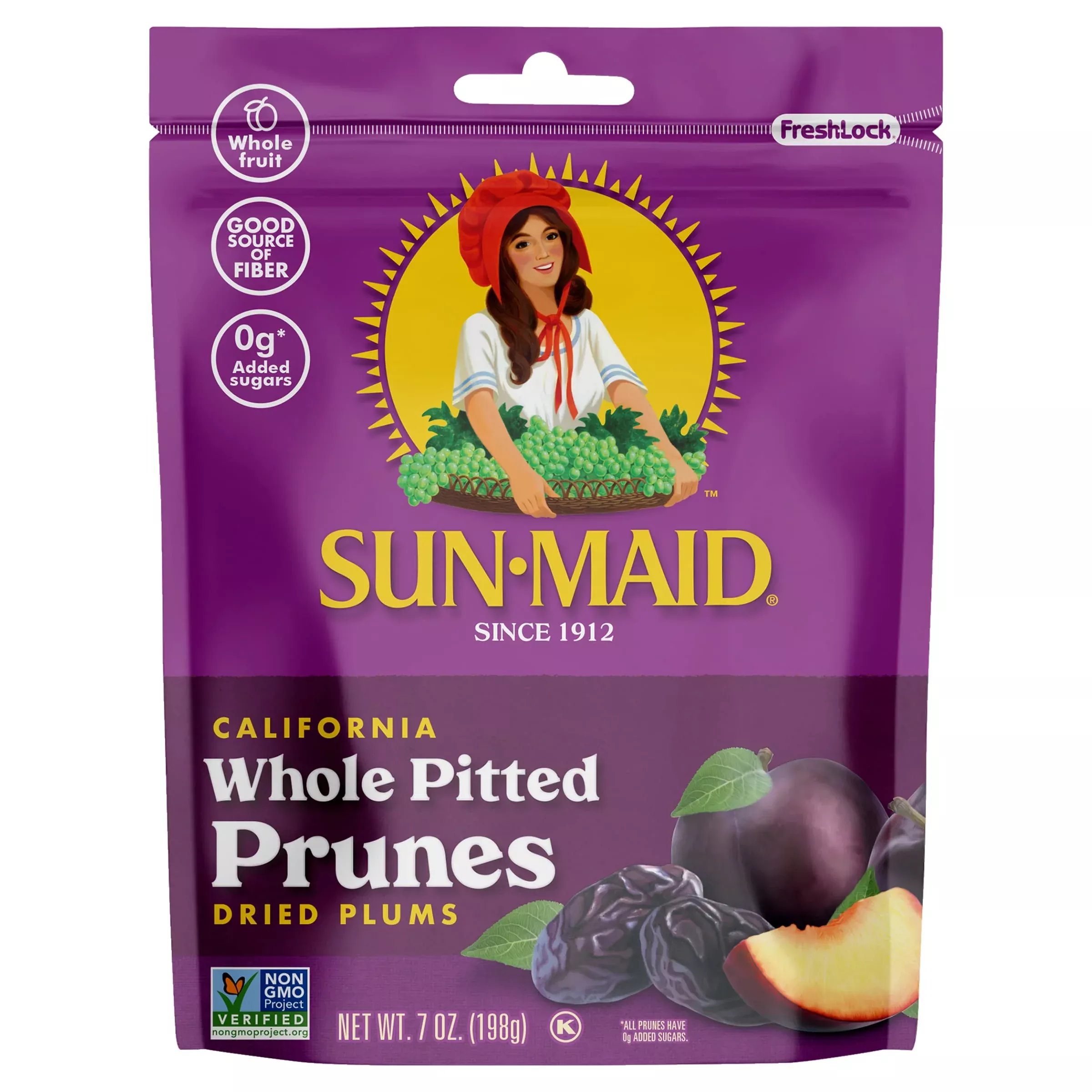sun-maid-pitted-prunes-non-gmo-100-fruit-no-sugar-added-7-oz-pack-1 Sun-Maid Pitted Prunes, Non-Gmo, 100% Fruit, No Sugar Added, 7 Oz (Pack Of 1)