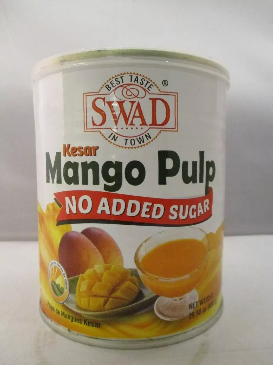 swad-no-added-sugar-kesar-mango-pulp-850-grams Swad No Added Sugar Kesar Mango Pulp - 850 Grams
