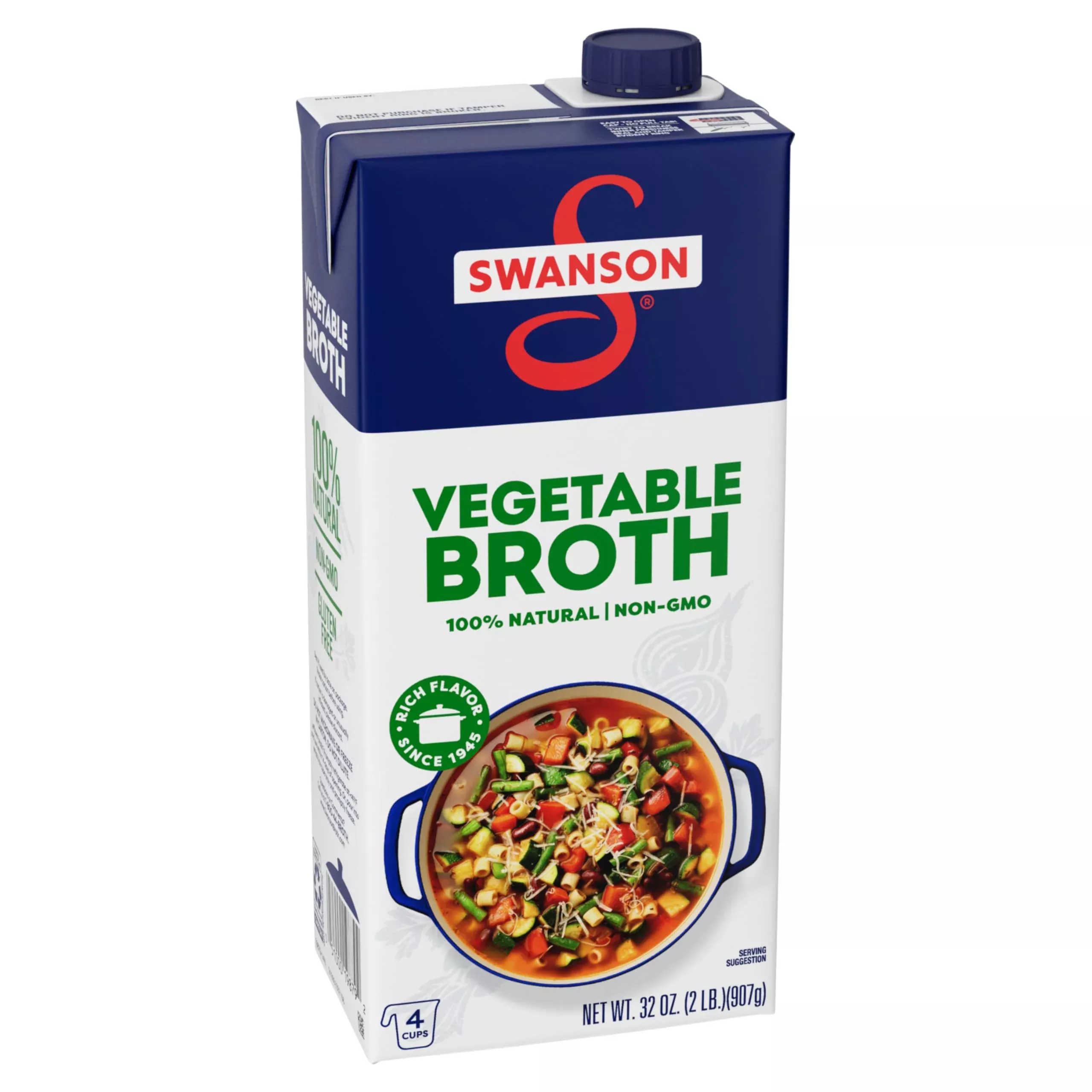 swanson-100-natural-vegetable-broth-32-oz-carton Swanson 100% Natural Vegetable Broth, 32 Oz Carton