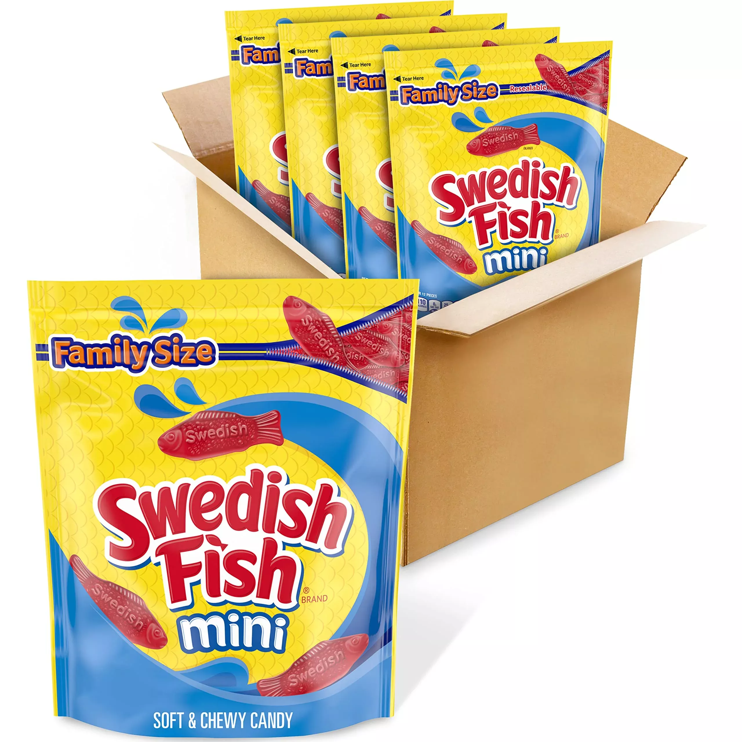 swedish-fish-mini-soft-chewy-candy-family-size-4-1-8-lb-bags Swedish Fish Mini Soft & Chewy Candy, Family Size, 4 - 1.8 Lb Bags