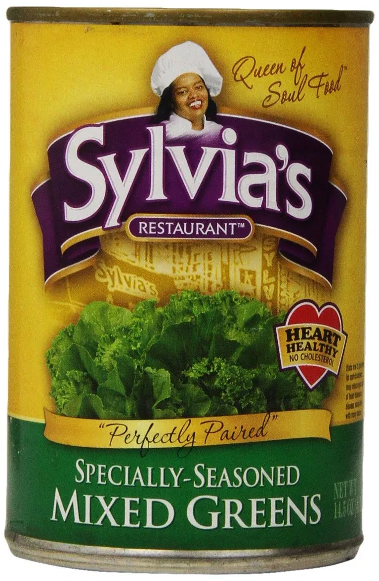 Sylvia'S Specially-Seasoned Mixed Greens, 14.5 Ounce Cans (Pack Of 12)