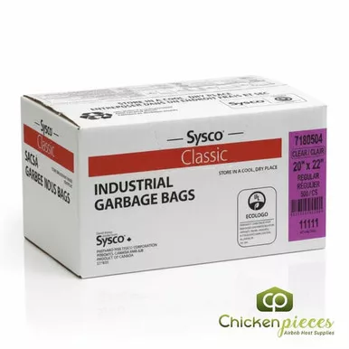 sysco-classic-bag-garbage-regular-clear-20x22-500sheets-canadian-made Sysco Classic Bag Garbage Regular Clear 20x22 500sheets-Canadian Made