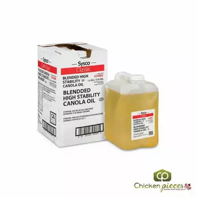 sysco-classic-canola-blend-high-stability-oil-jug-in-box-superior-deep-16l-35-2- Sysco Classic Canola Blend High Stability Oil Jug-In-Box - Superior Deep, 16L - 35.2 LBS