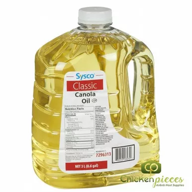 sysco-classic-oil-canola-3l-6-3lbs-canadian-made Sysco Classic Oil Canola 3L/6.3Lbs -Canadian Made