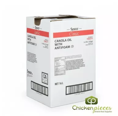 sysco-classic-oil-canola-with-antifoam-jib-16l-33-81lbs-canadian-made Sysco Classic Oil Canola With Antifoam Jib 16L/33.81Lbs -Canadian Made