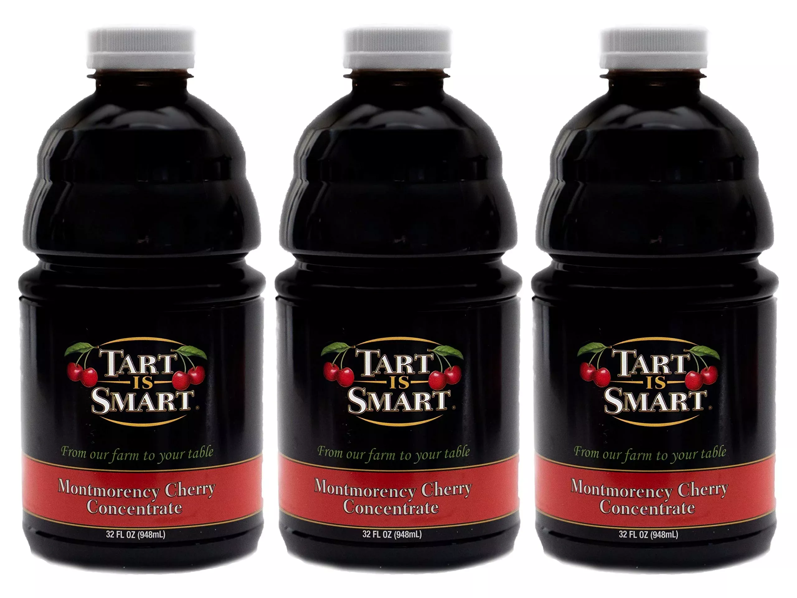 tart-is-smart-montmorency-tart-cherry-juice-concentrate-32-ounce-pack-3 Tart Is Smart, Montmorency Tart Cherry Juice Concentrate, 32 Ounce (Pack Of 3)