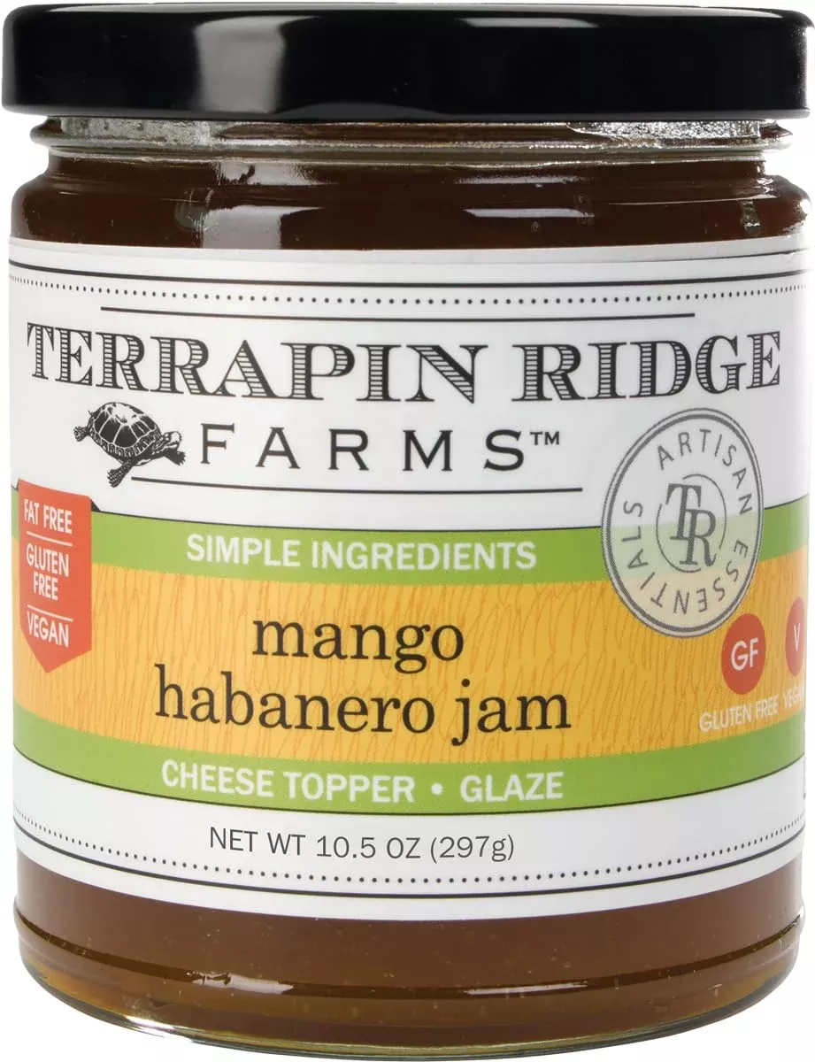 terrapin-ridge-farms-mango-habanero-gourmet-jam-one-10-5-ounce-jar Terrapin Ridge Farms Mango Habanero Gourmet Jam - One 10.5 Ounce Jar