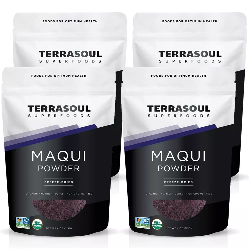 terrasoul-superfoods-organic-maqui-berry-powder-1-lb-pack-4-freeze-dried-antioxi Terrasoul Superfoods Organic Maqui Berry Powder, 1 Lb (Pack Of 4), Freeze-Dried, Antioxidant-Rich Superfood For Smoothies, Desserts, And Immune Support
