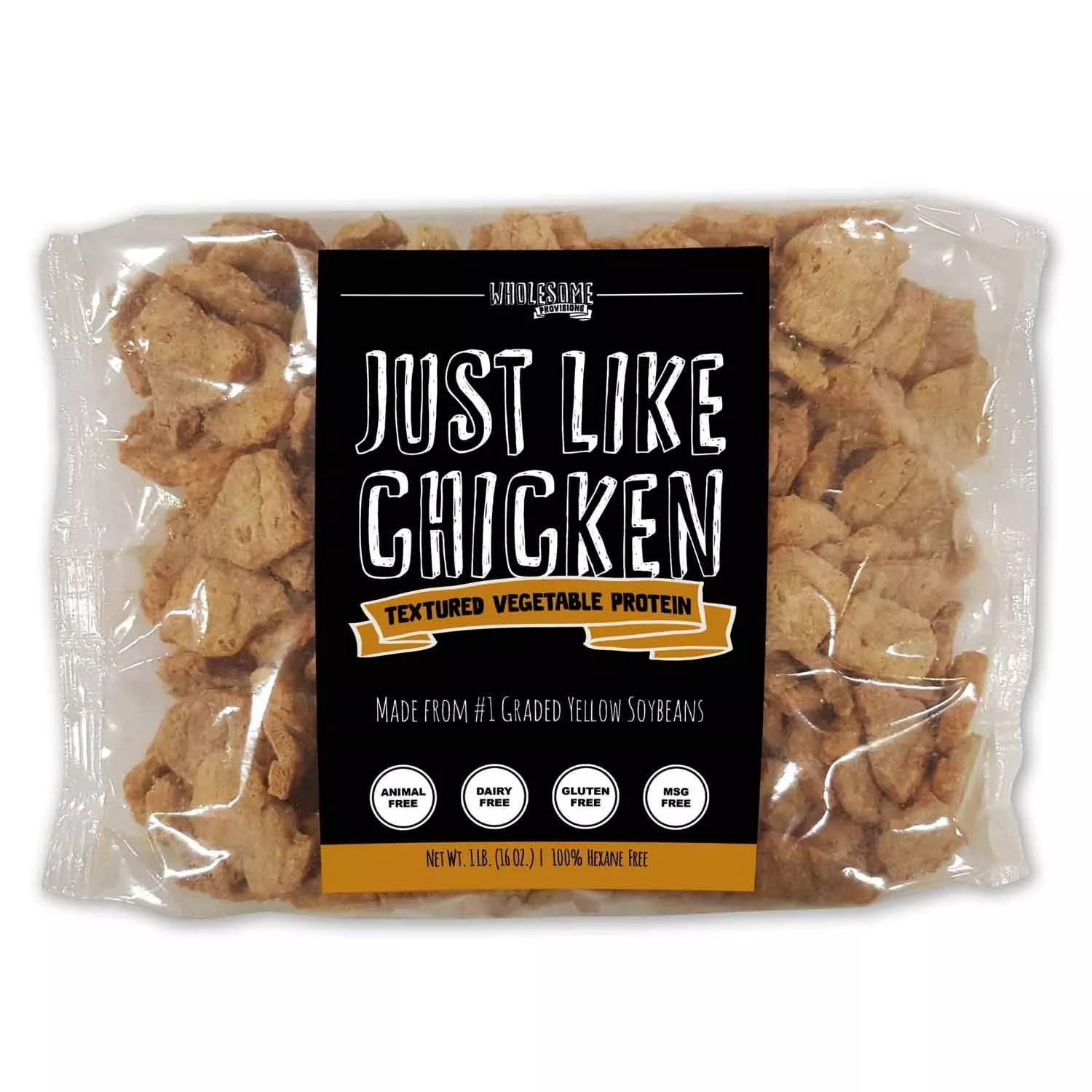 textured-vegetable-protein-vegan-meat-substitute-100-hexane-free-made-with-1-gra Textured Vegetable Protein, Vegan Meat Substitute, 100% Hexane Free, Made With #1 Graded Yellow Soybeans, Plant Based, Made In U