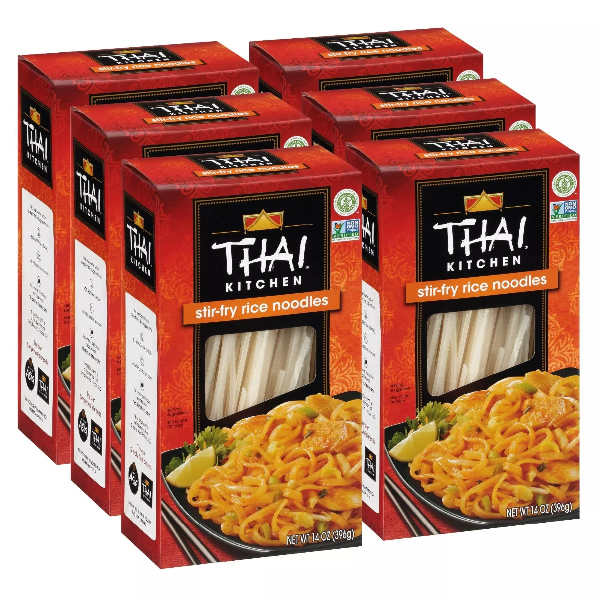 thai-kitchen-gluten-free-stir-fry-rice-noodles-14-oz-pack-6 Thai Kitchen Gluten Free Stir Fry Rice Noodles, 14 Oz (Pack Of 6)
