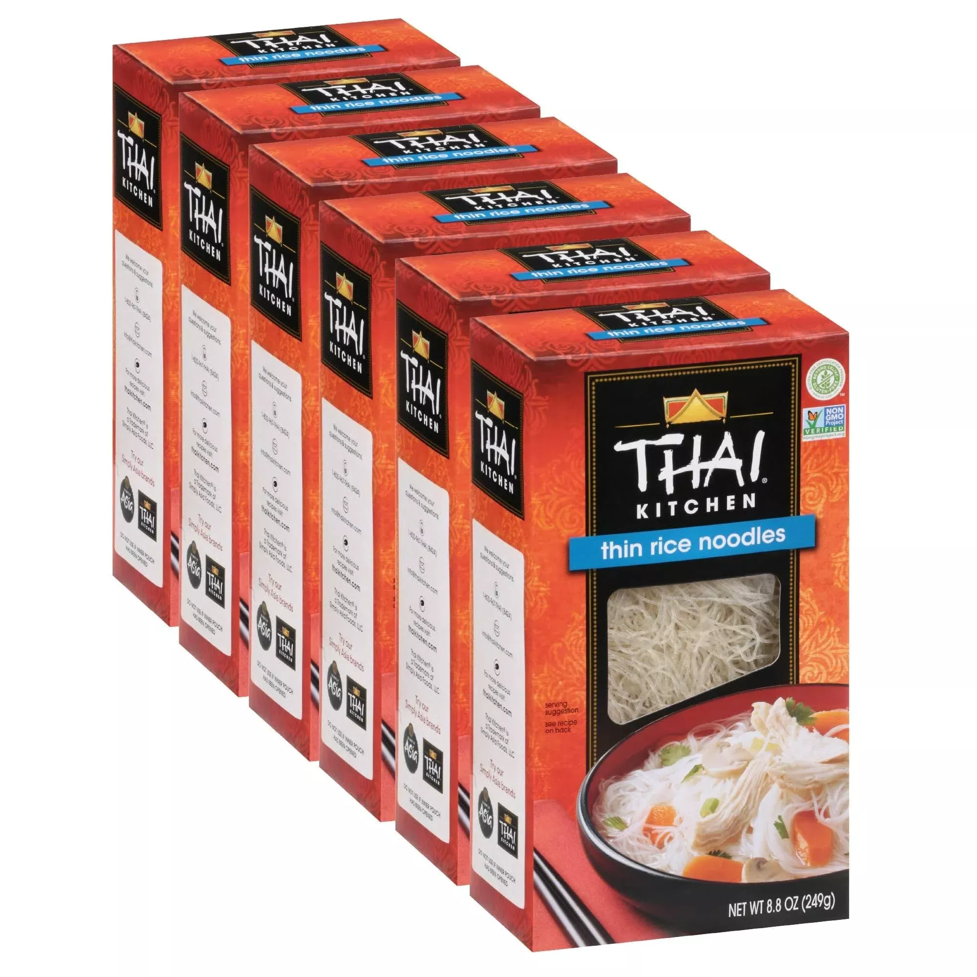 thai-kitchen-gluten-free-thin-rice-noodles-8-8-oz-pack-6 Thai Kitchen Gluten Free Thin Rice Noodles, 8.8 Oz (Pack Of 6)