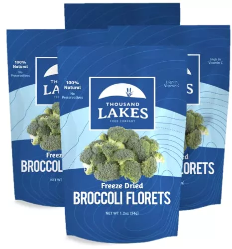 thousand-lakes-freeze-dried-vegetables-broccoli-florets-4-pack-1-2-o Thousand Lakes Freeze Dried Vegetables - Broccoli Florets 4-Pack 1.2 O