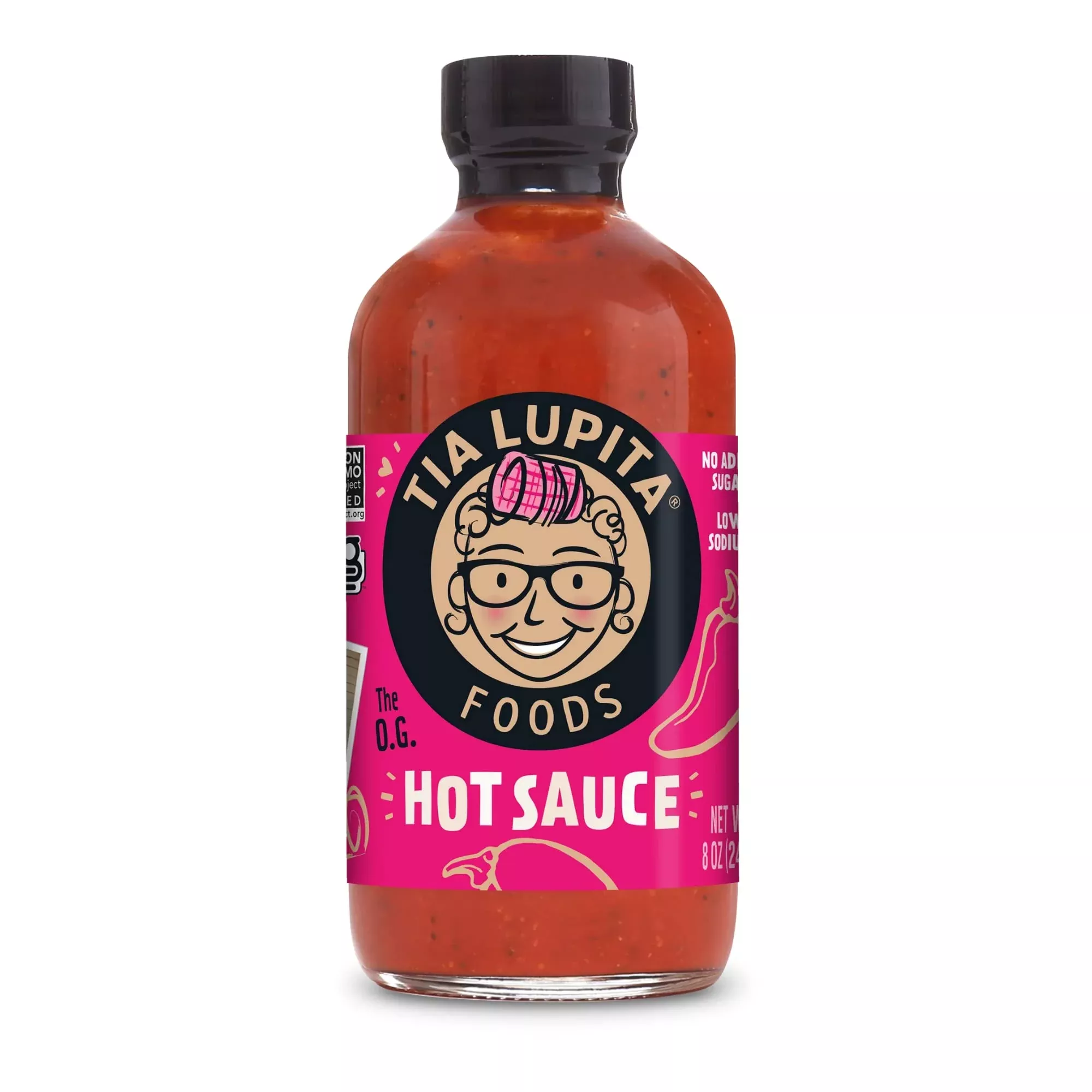 tia-lupita-hot-sauce-8-oz-x-1-bottle-flavorful-heat-medium-spice-smoky-with-hint Tia Lupita Hot Sauce 8 Oz X 1 Bottle Flavorful Heat Medium Spice Smoky With Hints Of Sweetness Gluten Free Non Gmo Sugar Free