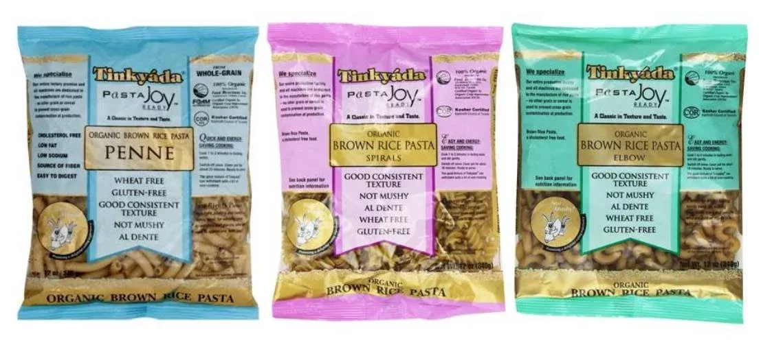 tinkyada-organic-gluten-free-brown-rice-pasta-3-shape-variety-bundle-elbow-spira Tinkyada Organic Gluten-Free Brown Rice Pasta 3 Shape Variety Bundle, Elbow, Spirals, Penne Pasta, 12 Ounce (Pack Of 3)
