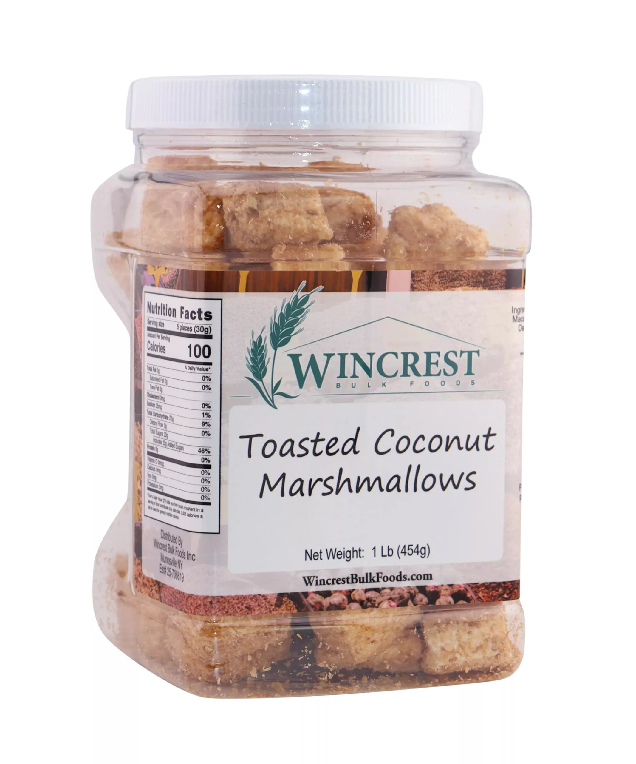 toasted-coconut-marshmallows-1-lb-tub Toasted Coconut Marshmallows - 1 Lb Tub