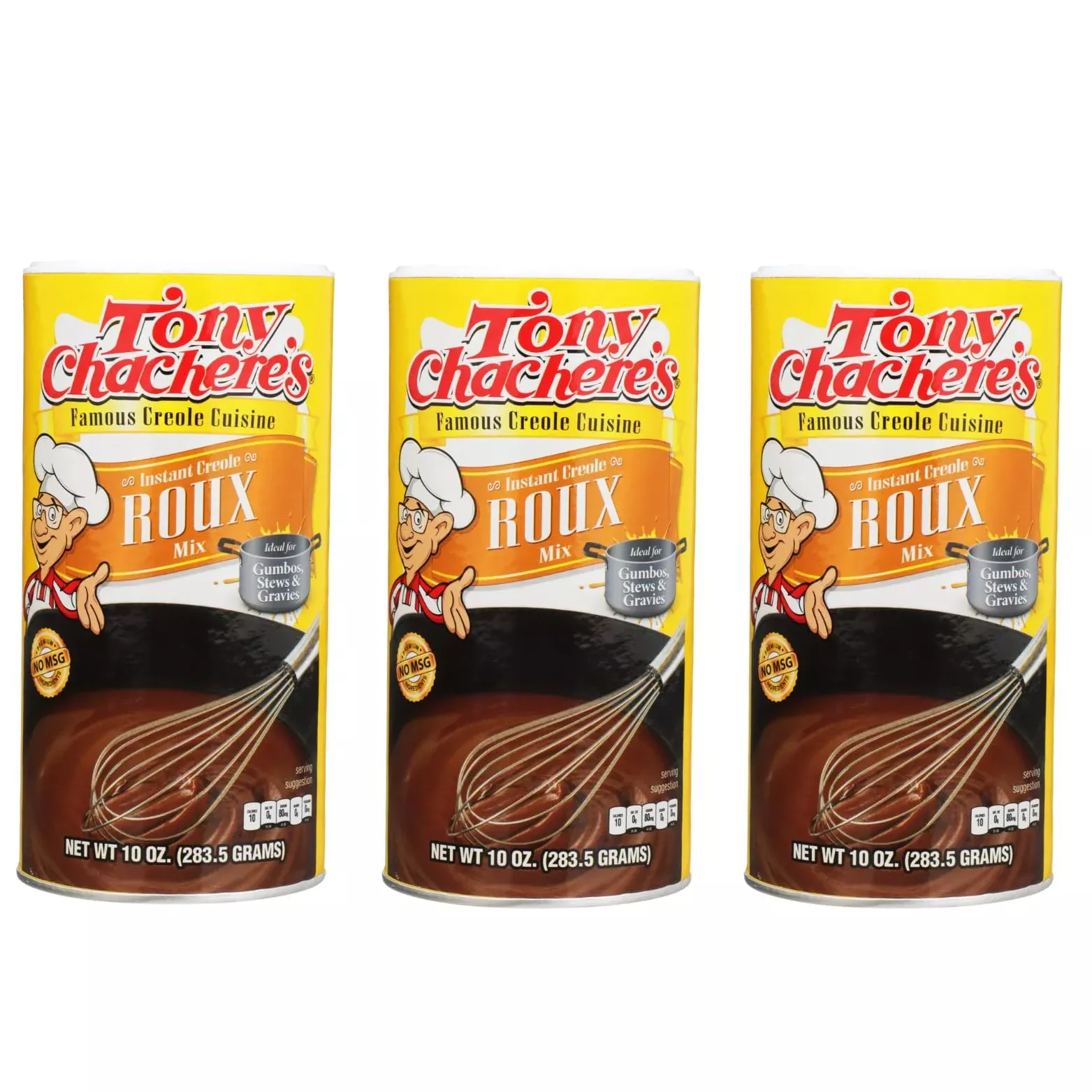tony-chachere-instant-gravy-mix-creole-roux-3-count Tony Chachere Instant Gravy Mix, Creole, Roux, 3 Count