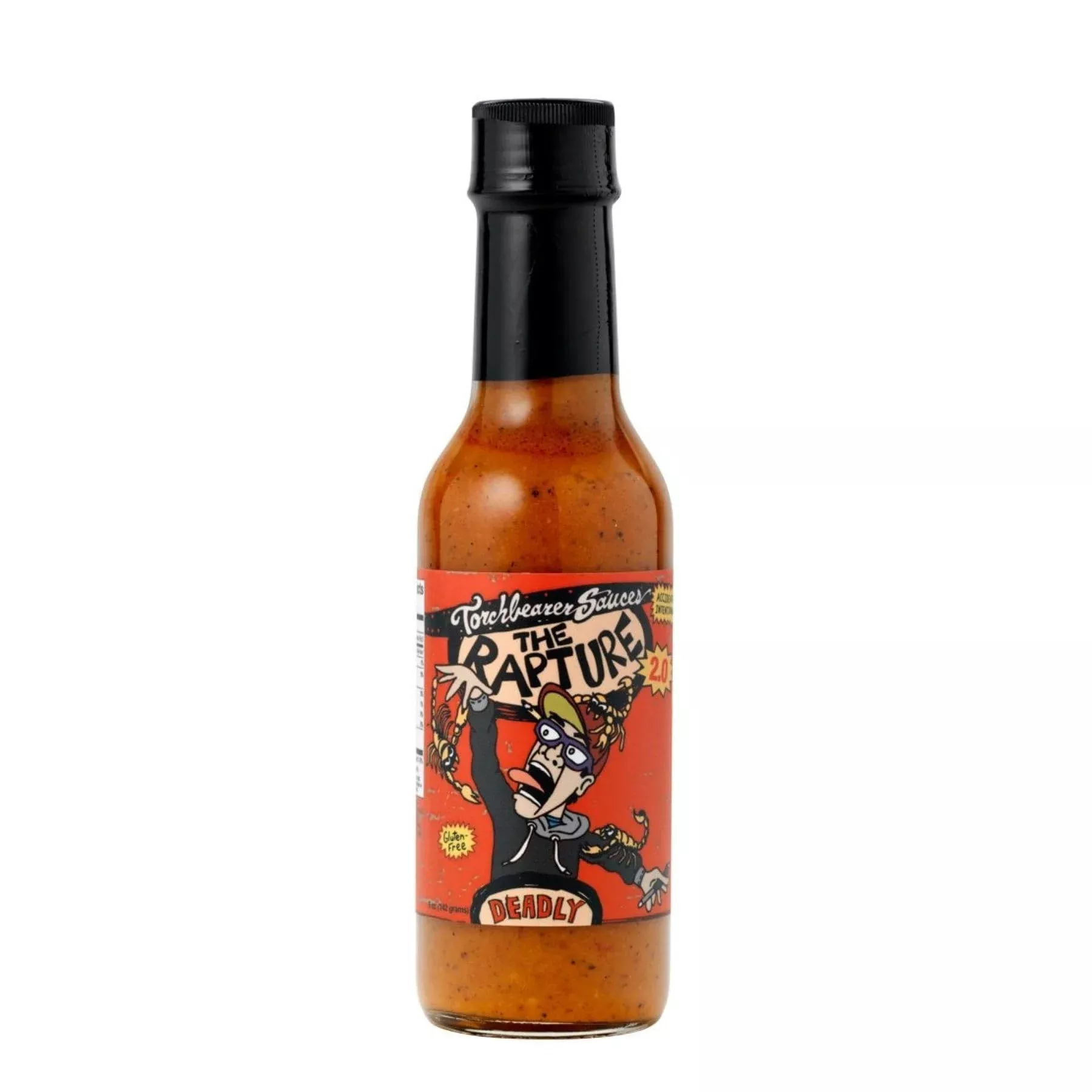 torchbearer-sauces-rapture-trinidad-scorpion-pepper-hot-sauce-all-natural-gluten Torchbearer Sauces The Rapture Trinidad Scorpion Pepper Hot Sauce - All Natural, Gluten Free, Made In Usa - 5 Fl Oz (Pack Of 1)