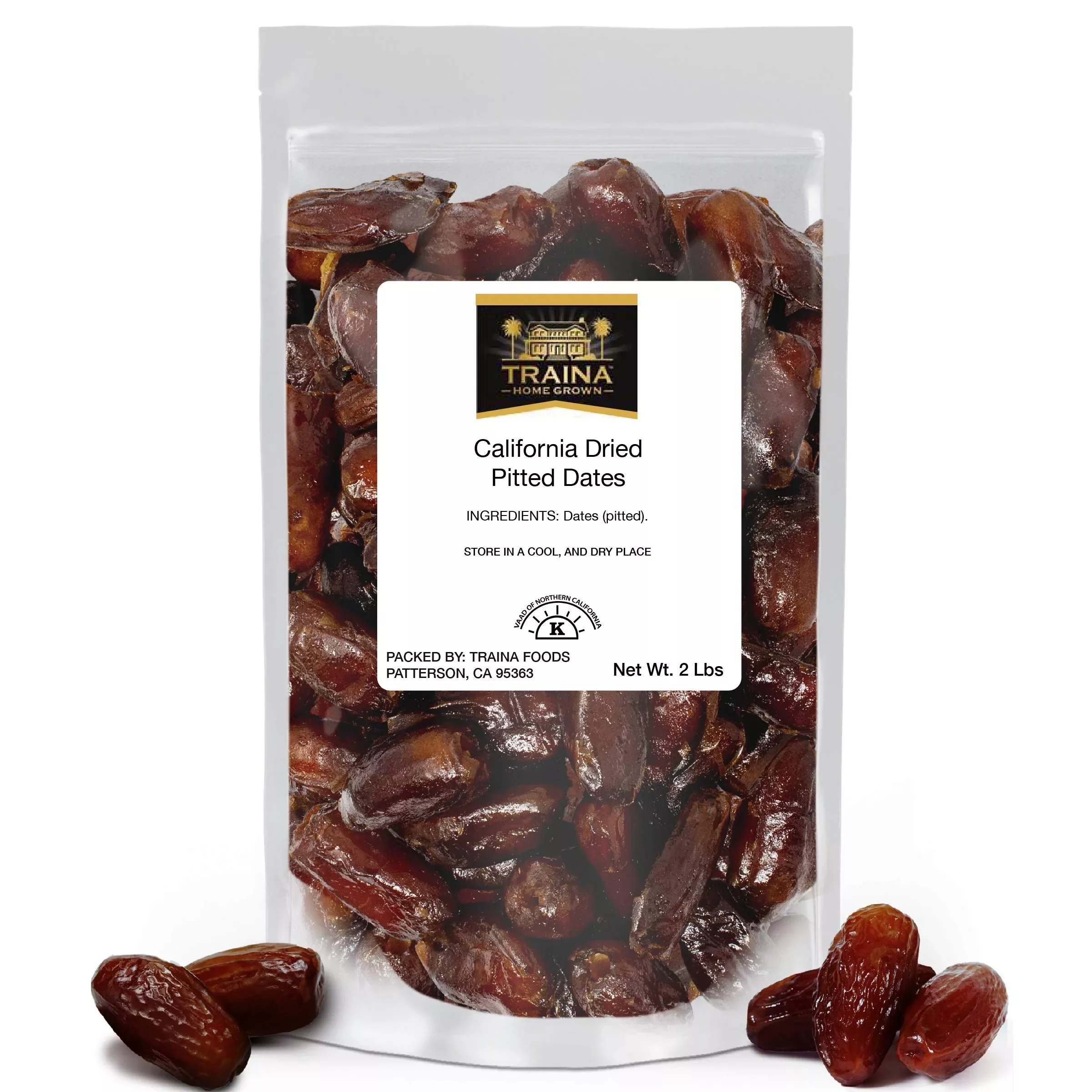 traina-home-grown-california-dried-pitted-dates-healthy-no-added-sugar-non-gmo-k Traina Home Grown California Dried Pitted Dates - Healthy, No Added Sugar, Non Gmo, Kosher Certified, Vegan, Value Size (5 Lbs)