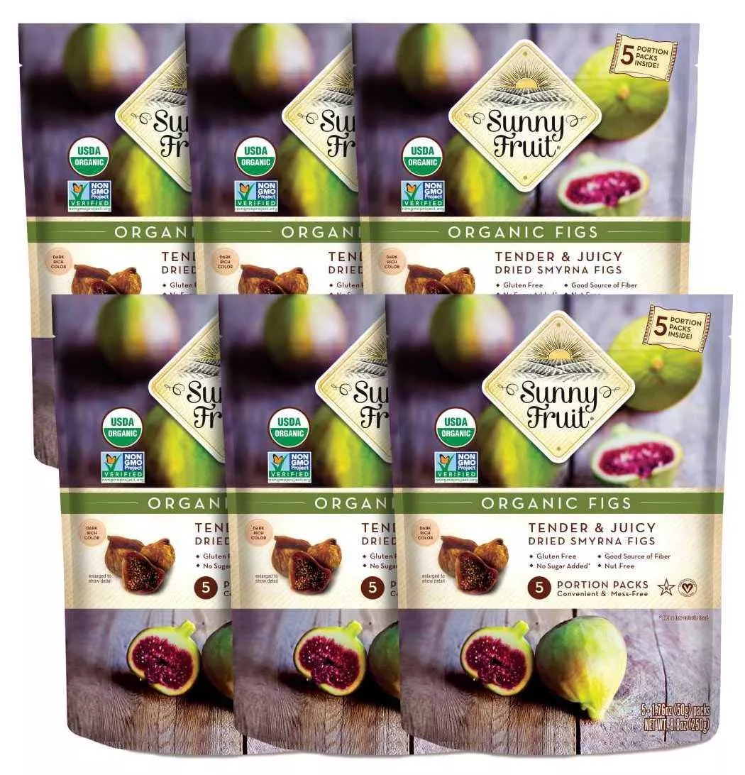 turkish-dried-figs-sunny-fruit-6-bags-5-1-76oz-portion-packs-per-bag Turkish Dried Figs - Sunny Fruit (6 Bags) - (5) 1.76Oz Portion Packs Per Bag