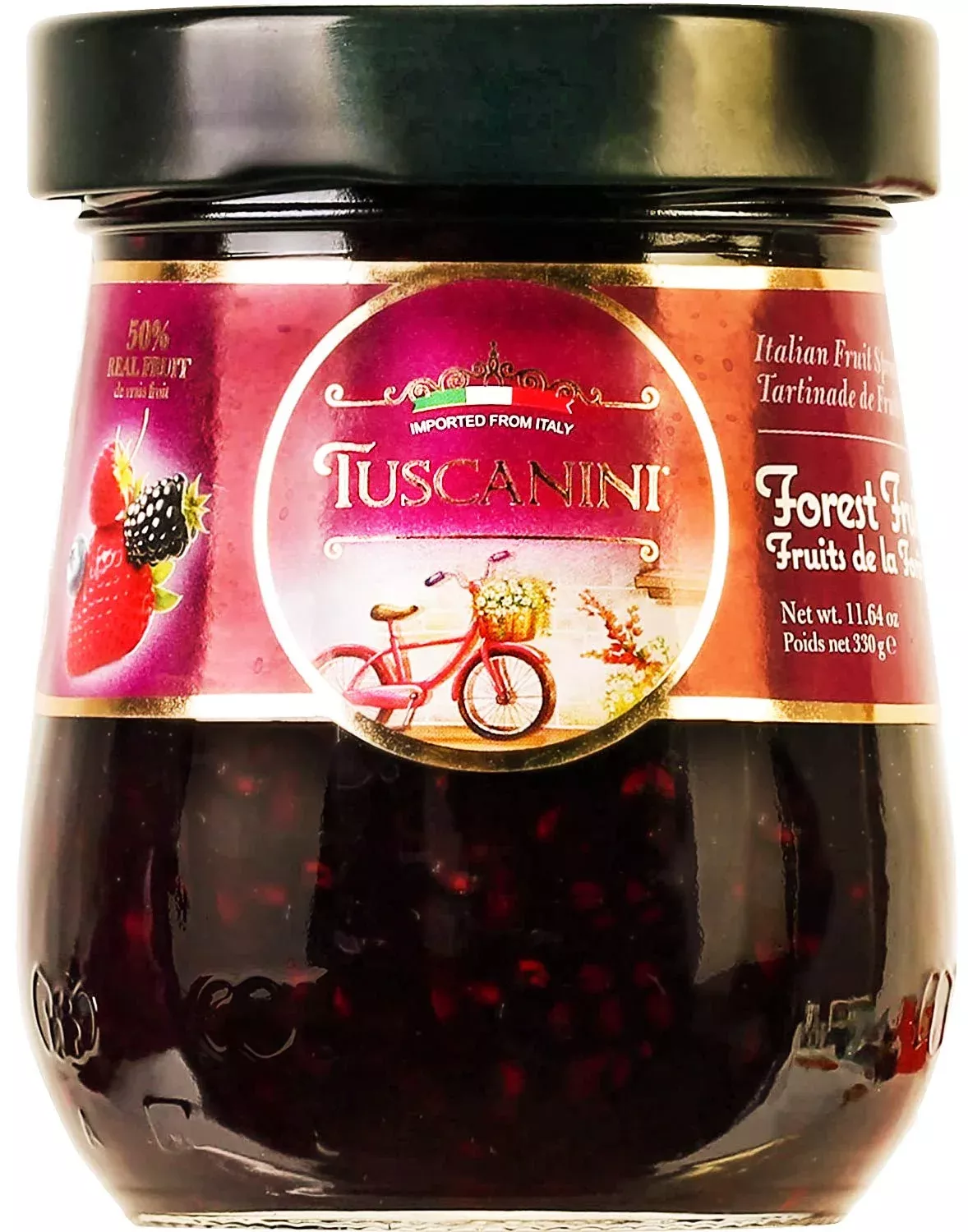tuscanini-premium-italian-forest-fruits-preserves-11-64-oz-jar-spreadable-fruit- Tuscanini Premium Italian Forest Fruits Preserves, 11.64 Oz Jar, Spreadable Fruit Jam, No High Fructose Corn Syrup, No Preservat