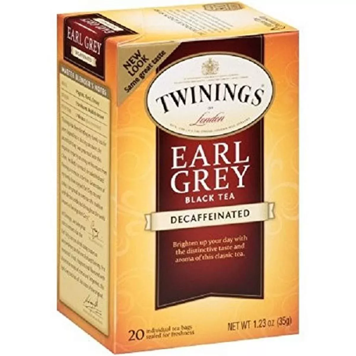twinings-london-decaffeinated-earl-grey-black-tea-1-23-ounce-20-count-pack-6 Twinings Of London Decaffeinated Earl Grey Black Tea, 1.23 Ounce, 20 Count (Pack Of 6)