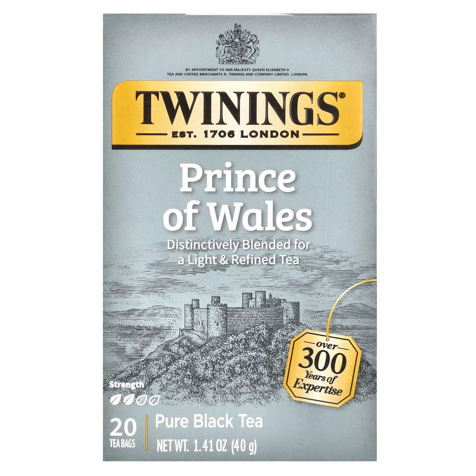 twinings-prince-wales-tea-classic-mellow-caffeinated-black-tea-bags-individually Twinings Prince Of Wales Tea - Classic, Mellow Caffeinated Black Tea Bags Individually Wrapped, 20 Count