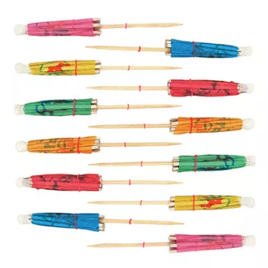 umbrella-cocktail-picks-set-12 Umbrella Cocktail Picks, Set of 12
